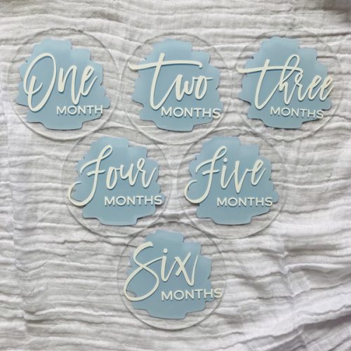 Scripty Number - Blue