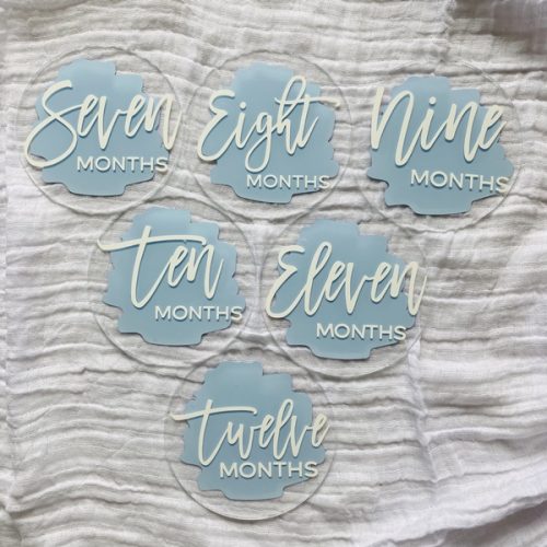 Blue baby milestone, toowoomba gift shop