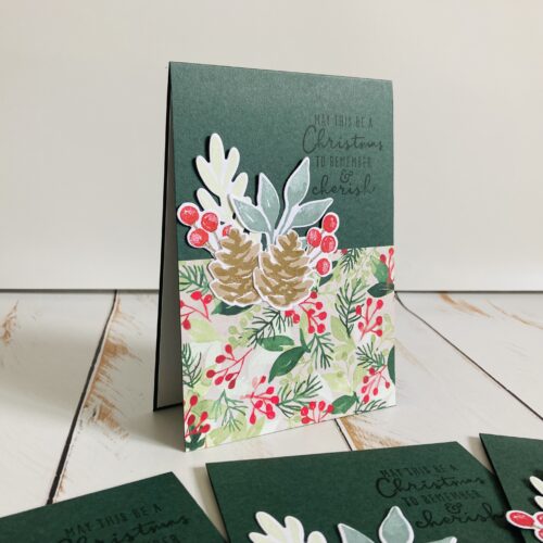 Christmas pines - Standard pack - 5 cards for 1 Occasion